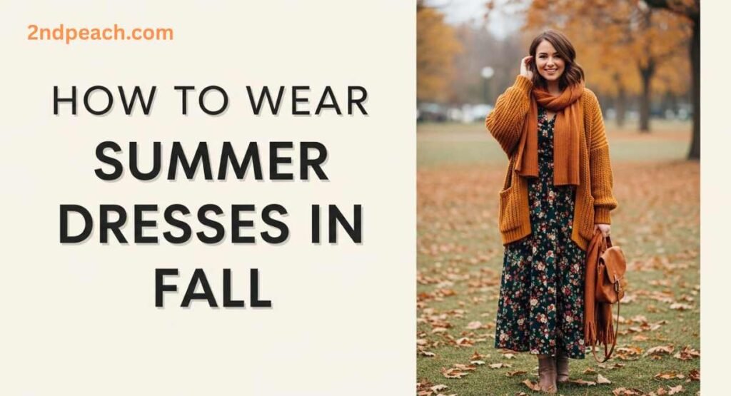 How to Wear Summer Dresses in Fall